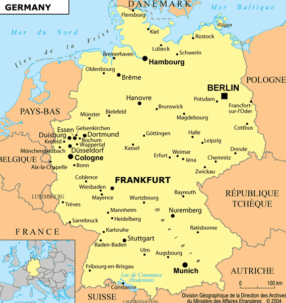 frankfurt germay carte